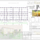 Схема расположения свай для жилого трехэтажного дома из СИП панелей