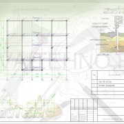 Схема расположения свай для строительства двухэтажного дома из бруса